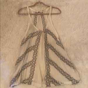 Free People Printed Slip Dress